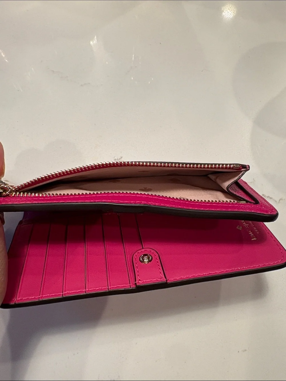 Kate Spade Hot Pink Leather Wallet